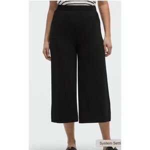Reitman's Stretch Pull-On Gaucho Pants Black